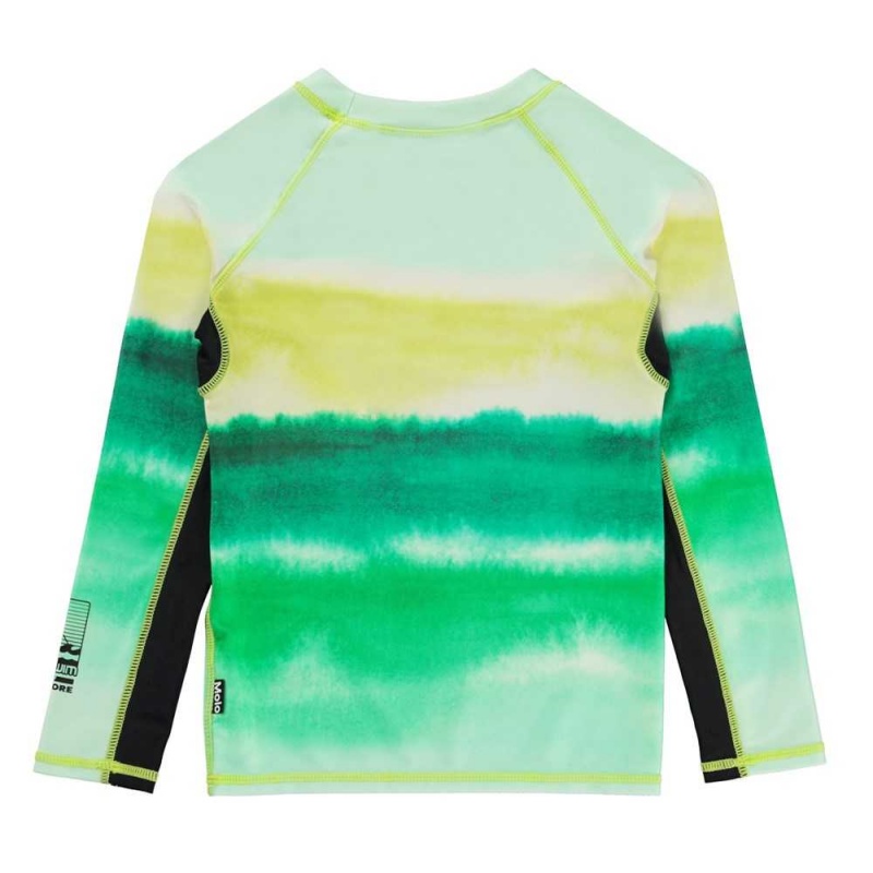 Rash guards Molo Neptune LS Aqua Green | PL0001104