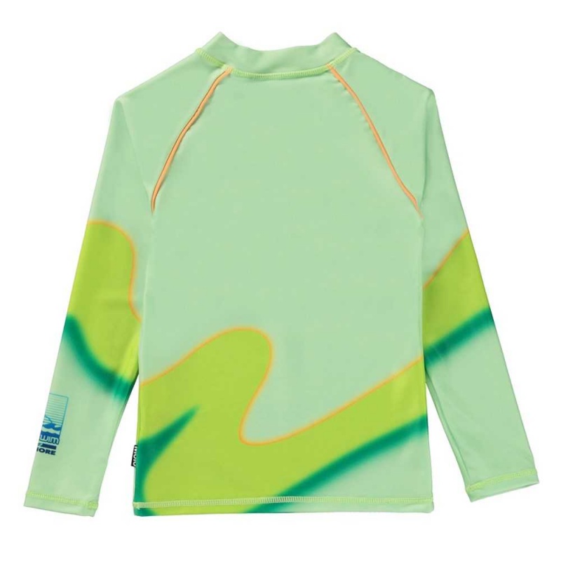 Rash guards Molo Noble Lime Wave | PL0001103