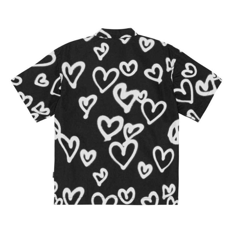 Shirts Chłopięce Molo Richie Sprayed Hearts | PL0000682