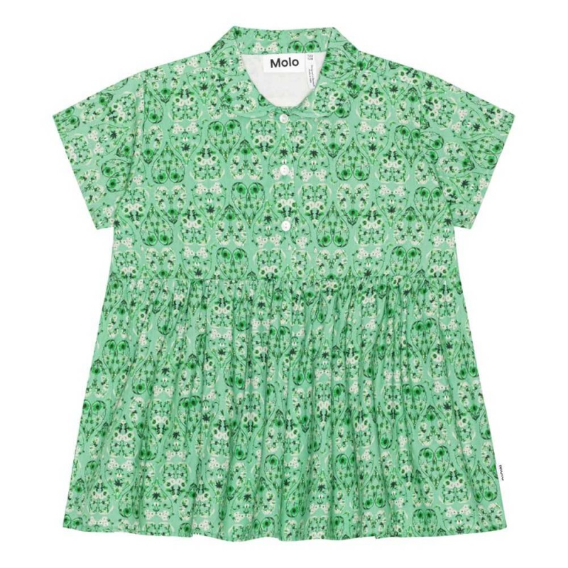 Shirts Dziewczynka Molo Reva Notes Of Green | PL0000387