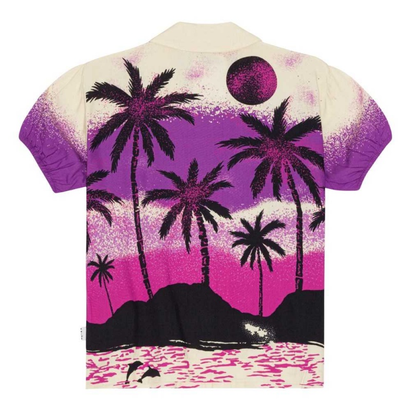 Shirts Dziewczynka Molo Roses Twillight Island | PL0000382