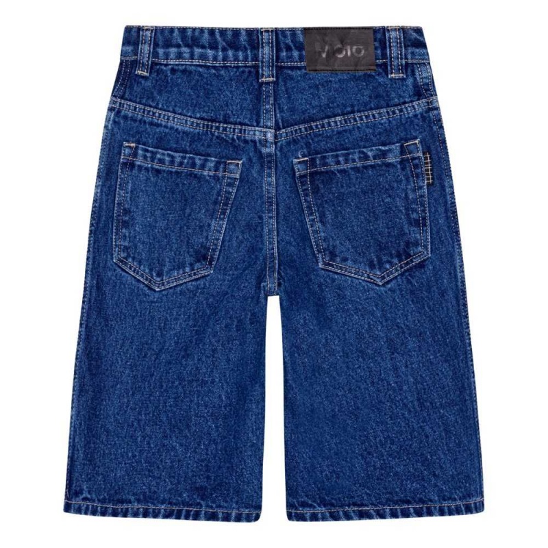 Shorts Chłopięce Molo Alpha Blue Denim | PL0000732