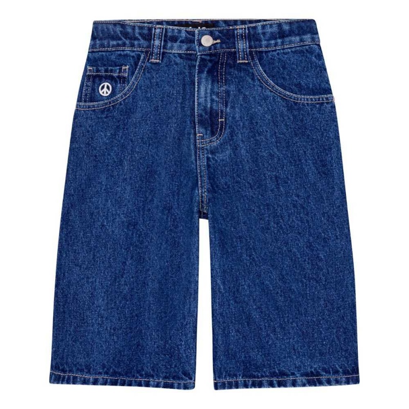 Shorts Chłopięce Molo Alpha Blue Denim | PL0000732