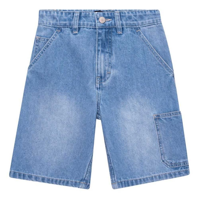 Shorts Chłopięce Molo Archie Lightblue Denim | PL0000726