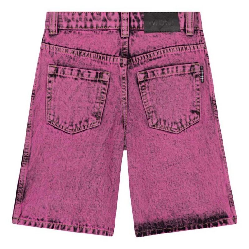 Shorts Chłopięce Molo Art Pinkish Overdye | PL0000727