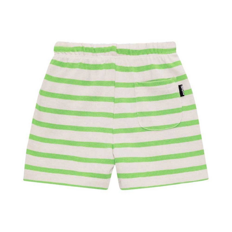 Shorts Chłopięce Molo Skie Grass Stripe | PL0001391