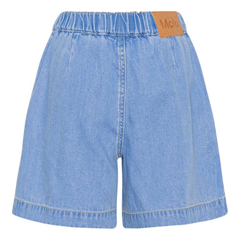 Shorts Dziewczynka Molo Amari Summer Wash Indigo | PL0000421