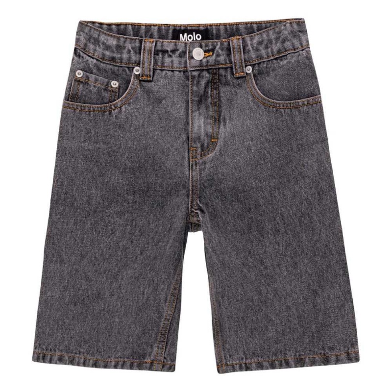 Shorts Dziewczynka Molo Art Black Washed | PL0000420