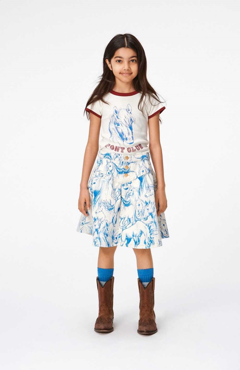 Skirts Dziewczynka Molo Betsy Blue Horses | PL0000456