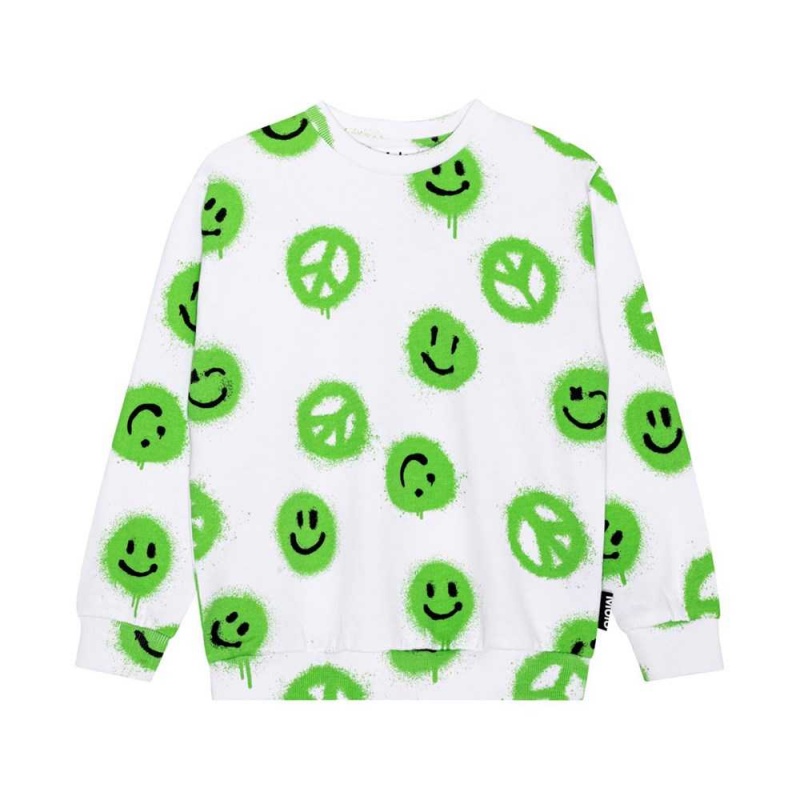 Sweatshirts Cardigans Chłopięce Molo Miksi Easy Peacy Vert | PL0000746