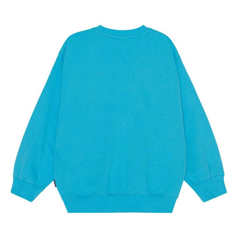 Sweatshirts Cardigans Chłopięce Molo Monti Turquoise Blue | PL0000764