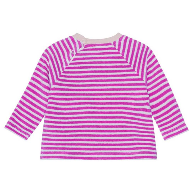 Sweatshirts Cardigans Dziewczynka Molo Dora Purple Shell Stripe | PL0001400