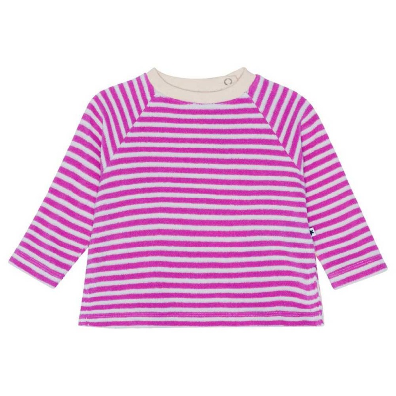 Sweatshirts Cardigans Dziewczynka Molo Dora Purple Shell Stripe | PL0001400