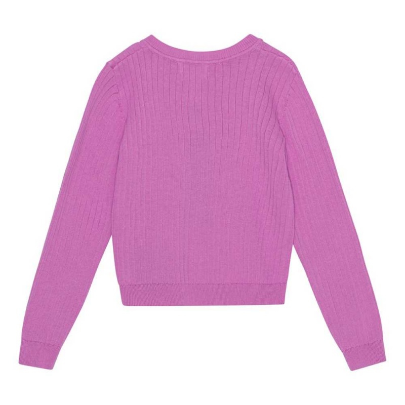 Sweatshirts Cardigans Dziewczynka Molo Gloria Purple Pink | PL0000301