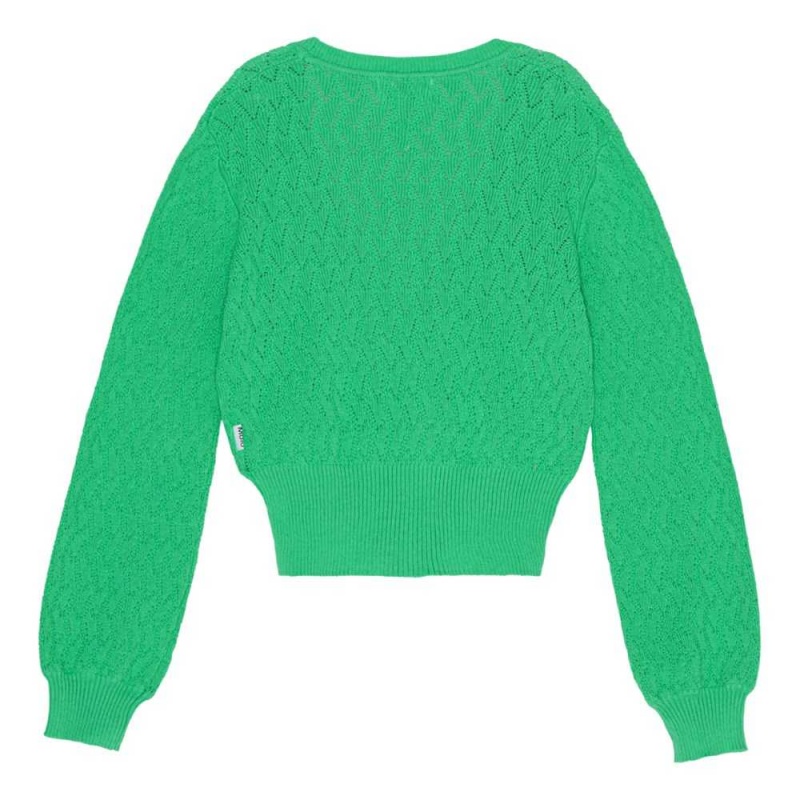 Sweatshirts Cardigans Dziewczynka Molo Glory Chalk Green | PL0000310