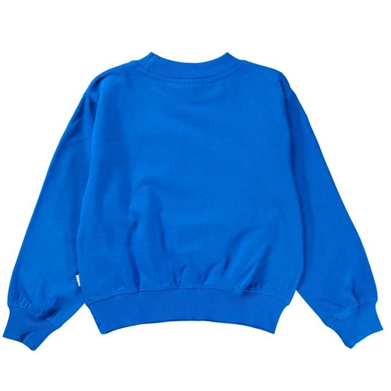 Sweatshirts Cardigans Dziewczynka Molo Marge Retro Blue | PL0000463