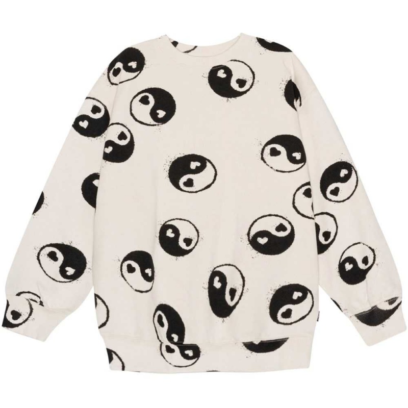 Sweatshirts Cardigans Dziewczynka Molo Monti Simple Yin Yang | PL0000477