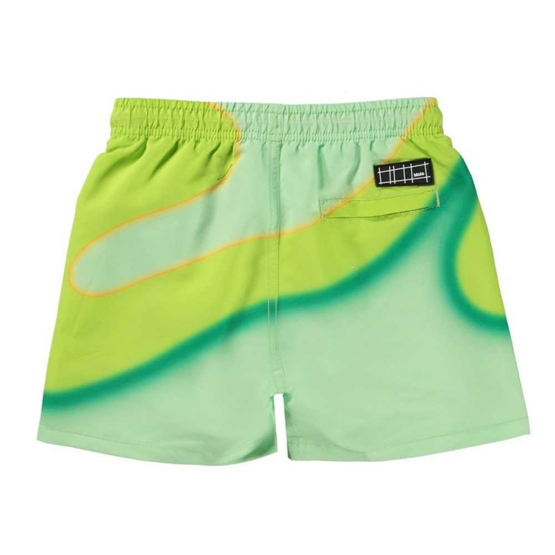 Swimshorts Molo Niko Lime Wave | PL0001173