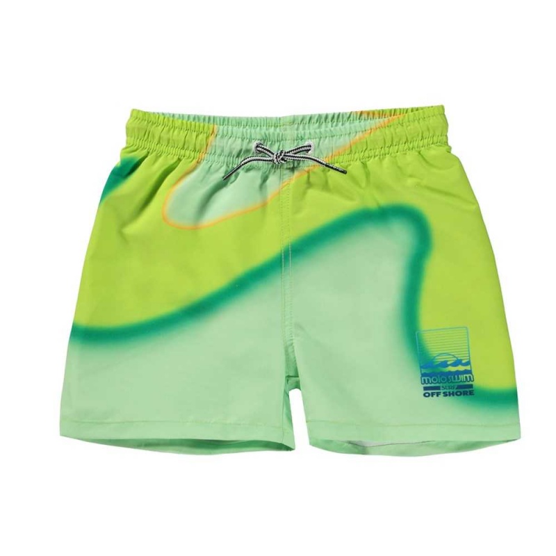 Swimshorts Molo Niko Lime Wave | PL0001173