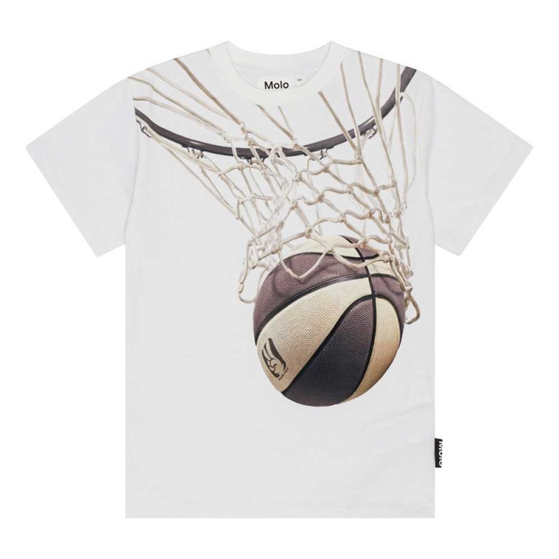 T Shirts Tops Chłopięce Molo Riley Basket Net | PL0000798