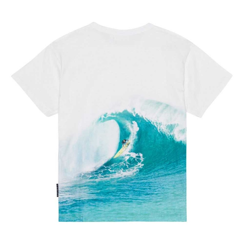 T Shirts Tops Chłopięce Molo Riley Big Wave | PL0000812