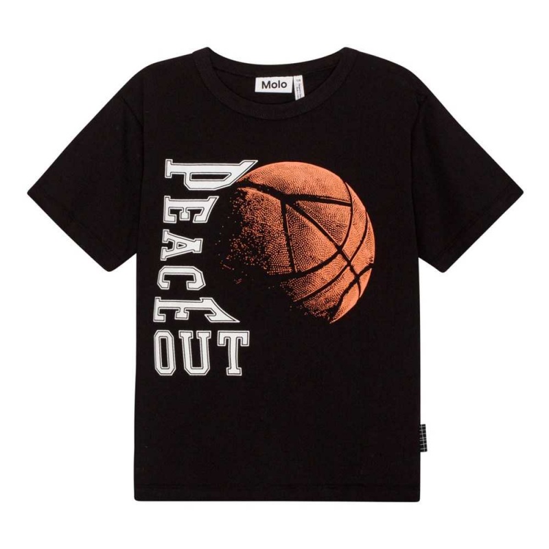 T Shirts Tops Chłopięce Molo Riley Ember Basket | PL0000804