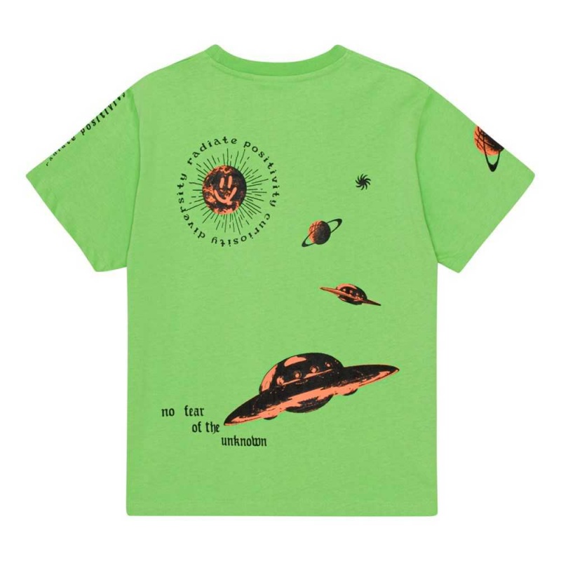 T Shirts Tops Chłopięce Molo Rodney Alien Friends | PL0000832