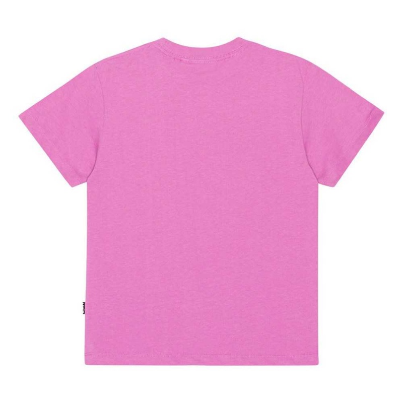 T Shirts Tops Chłopięce Molo Roxo Purple Pink | PL0000784