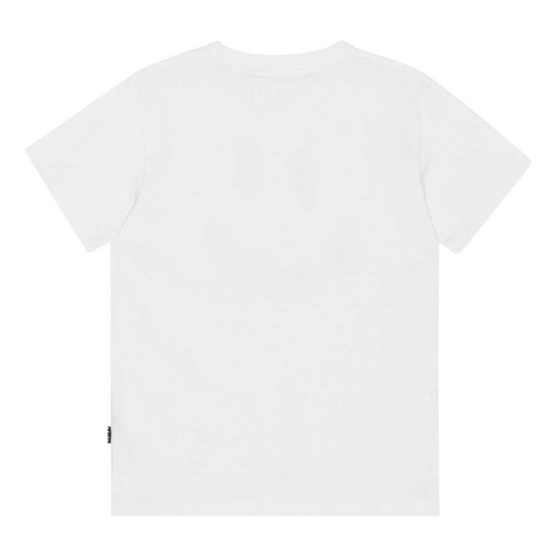 T Shirts Tops Chłopięce Molo Roxo White | PL0000857