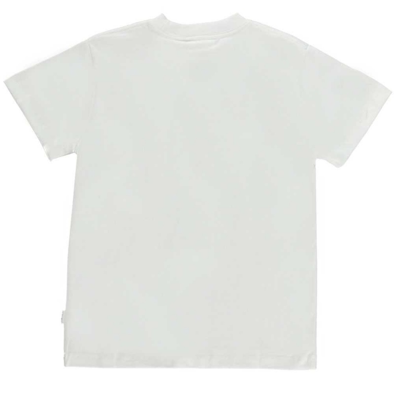 T Shirts Tops Chłopięce Molo Roxo White | PL0000872