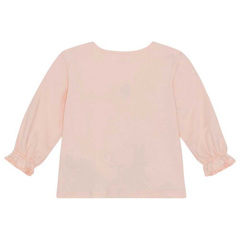 T Shirts Tops Dziewczynka Molo Elina Kitten Clover | PL0001434