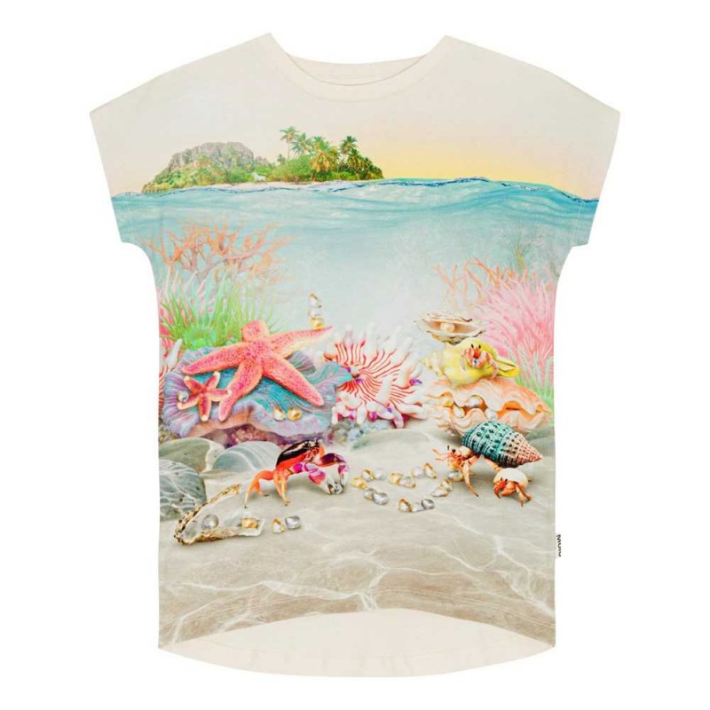 T Shirts Tops Dziewczynka Molo Ragnhilde Underwater Fun | PL0000495