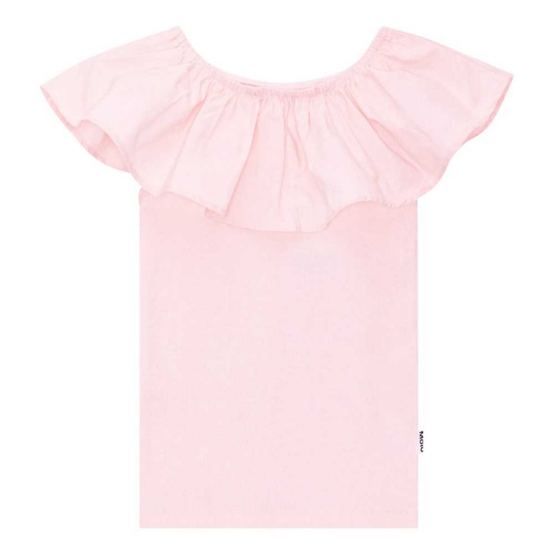 T Shirts Tops Dziewczynka Molo Reca Candy Floss | PL0000525