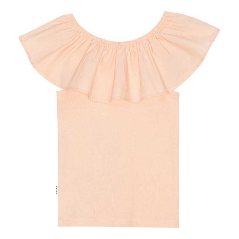 T Shirts Tops Dziewczynka Molo Reca Fluffy Rose | PL0000572