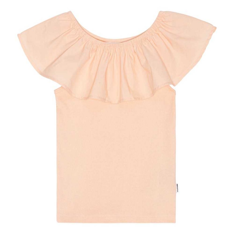 T Shirts Tops Dziewczynka Molo Reca Fluffy Rose | PL0000572