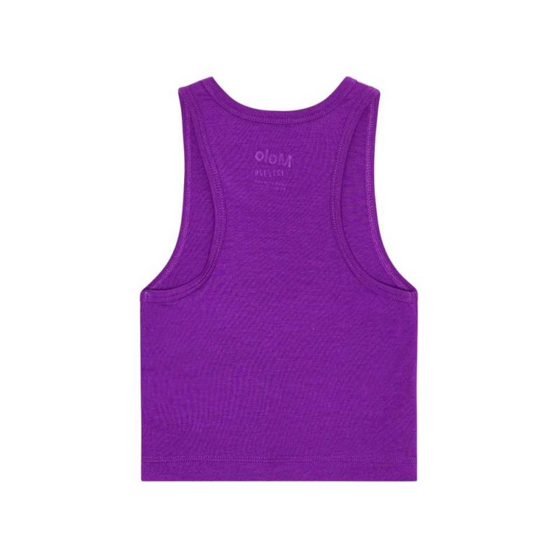 T Shirts Tops Dziewczynka Molo Rippi Purple Dusk | PL0000520