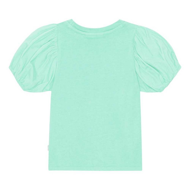 T Shirts Tops Dziewczynka Molo Ritta Cool Mint | PL0000587