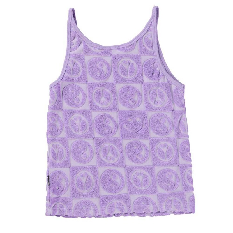 T Shirts Tops Dziewczynka Molo Rizi Viola | PL0000198